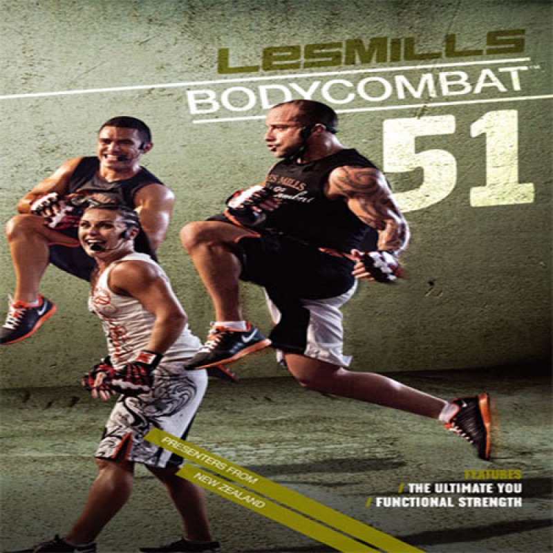 BODYCOMBAT 51 DVD, CD,& Choreo Notes BODY COMBAT 51